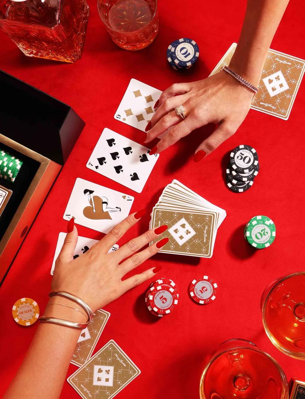 Collector's Edition Poker Set|Honey Birdette Hot