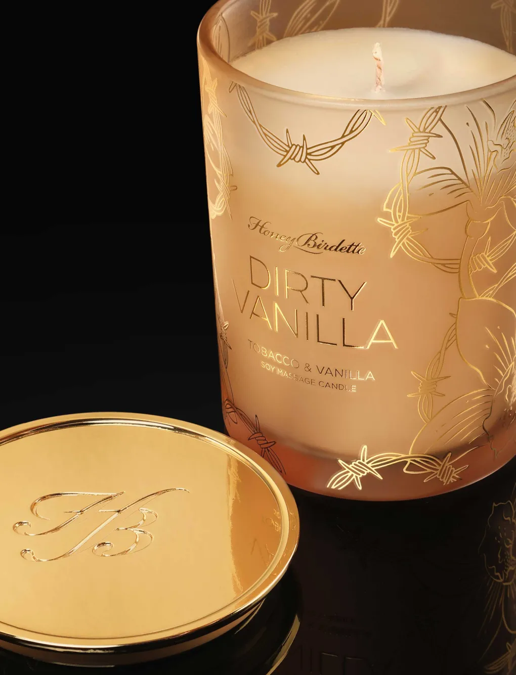 Dirty Vanilla Candle|Honey Birdette Hot