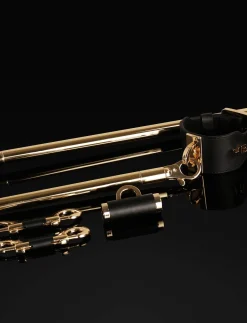 Fashion Fetish Leather Spreader Bar|Honey Birdette Hot