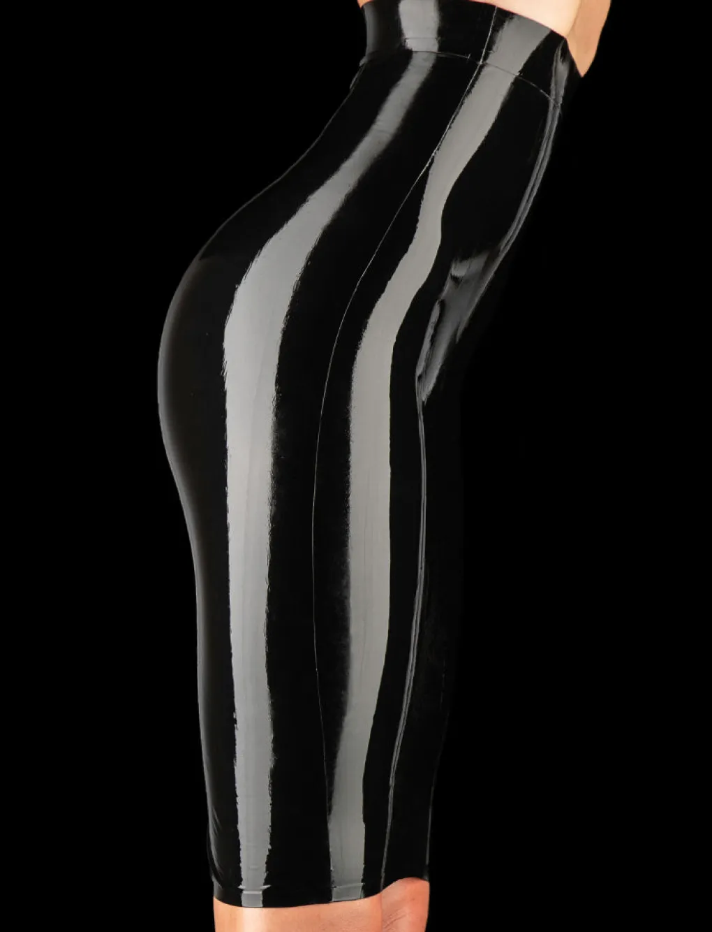Latex Pencil Skirt|Honey Birdette Discount